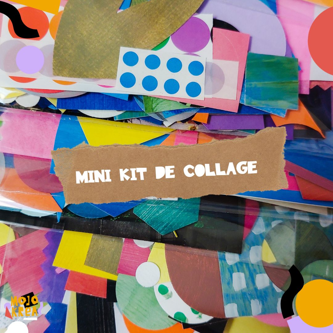 Mini kit de collage surprise et coloré